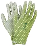 g-style 【ガーデニング用手袋】 PUキュート (ドット)  グリーン L