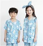 【あるこんたるこん】(TB-N) ルームウェア クールベア ベビー キッズ ジュニア 女の子 男の子 ノースリーブ シャツ パジャマ (140)