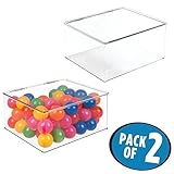 mDesign toyclosetstoragebox 2 pack クリア 8868MDT