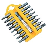 KISENG 16本 ビットセット ヘキサゴンビット 差込角6.35mm 延長ビット付き ドライバービット トルクス 六角 交換用