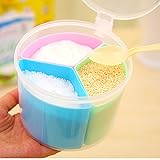LuxBene(TM) キッチンストレージ熱い販売C0の新着多機能ラウンドプラスチック三色取り外し可能な多目的調味料ボックス