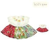 【子供服】 kids zoo (キッズズー) 柄込みアロハワンピース 70cm～95cm W46320