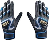 ゼット(ZETT) 少年野球 バッティンググローブ ゼロワンステージ 少年用バッティンググラブ ブラック×ロイヤルブルー(1925) JM BG19202J