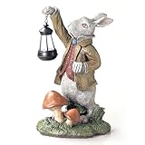 ガーデンソーラーオーナメント 時計うさぎ