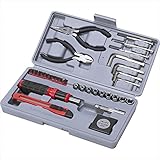 ホリデーツールセット205 【工具セット 工具箱 DIY 日曜大工 手作り ペンチ ニッパー ドライバー ろっかく 六角 レンチ F7059-05】