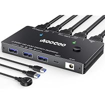 Amazon.co.jp: KVMスイッチ 8K@60Hz USB3.0 HDMI2.1 スイッチ 2台の