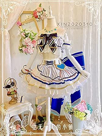 Amazon Co Jp 修正版高品質アイドルマスターシンデレラガールズ 鷺沢文香 コスプレ衣装 髪飾り 風 ウィッグ 靴別売り ホビー 通販