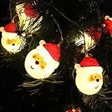 AYY LED 20電球3m クリスマス飾り　サンタクロース　ストリングライト イルミネーションライト 屋外発光モード パーティー・イベントに装飾用提灯 (20球3ｍ)