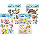 【立体的に見えるシールです】3Dシール 1枚 ドリーミング 浮き出て見える不思議な3Dシール ※色は選べません。