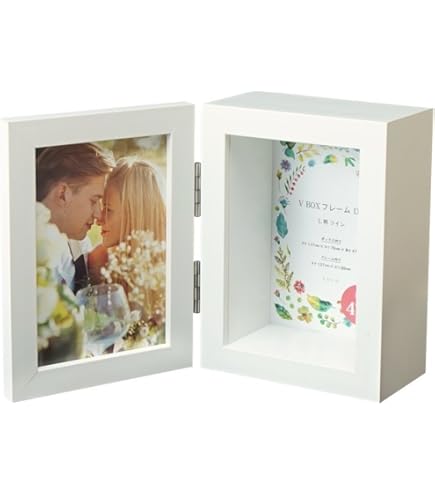Amazon.co.jp: フォトボックス（ホワイト）写真用保管箱 小物入れ 写真