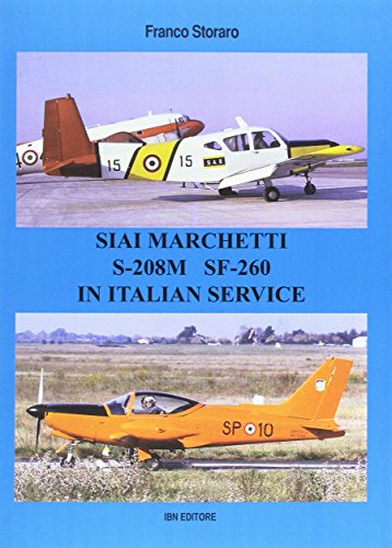 Siai Marchetti S-208M SF-260. Testo inglese a fronte