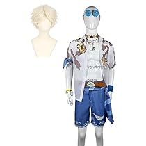 第五人格　探鉱者　サマーフリスビー　コスプレ衣装、ウィッグ、小道具 Amazon.co.jp: [Garbha] [AOIZORA] 第五人格 探鉱者 サマー