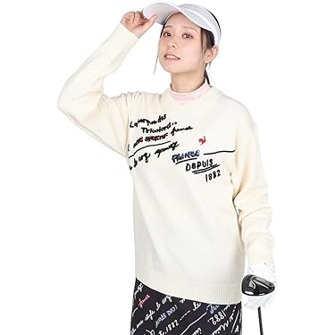 and per se 暴風　　ゴルフウエアー　セーター Lサイズ ゴルフ GOLF ウールセーター 秋 冬 レディース コート ゴルフ