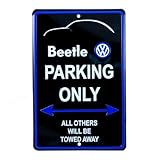 Volkswagen Beetle Parking Only SignすべてVW 4122