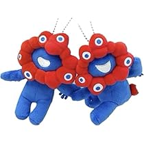 大阪関西万博 2025 ミャクミャク ペアぬいぐるみキーホルダー　エラー品 Amazon.co.jp: ミャクミャク ペア ぬいぐるみ キーチェーン expo