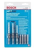 Bosch cc2460 clic-change 7ピースフィリップスビットとCountersinking Set by Bosch