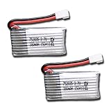 ドローン バッテリー 3.7V 380mah Lipo リポバッテリー 2個パック [並行輸入品]