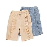 Lily ivory ６分丈パンツ (80～130cm) キムラタンの子供服 ベージュ 95 (71155x71455-161a)