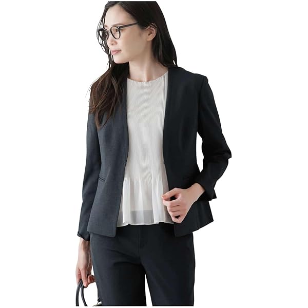 Amazon | [ニューヨーカー] ジャケット ナチュラルクロス 2釦