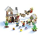 JJR/C 積み木　ABS素材　立体パズル 水洗い カラフルな知育玩具 クリスマスス/ 誕生日祝いプレゼント　ブロック (741ピース)