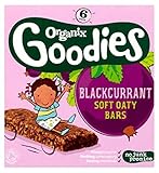 Organix Goodies Blackcurrant Soft Oaty Bars 6 x 30g (180g) - Organixグッズは、ソフトOatyバー6×30グラム（180グラム）をブラ