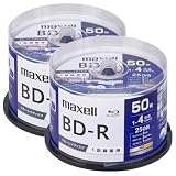 Maxell マクセル 録画用 25GB BD-R BRV25WPG 50SP×2個セット