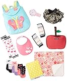 人気6ブランド(ラヴィ2点、ラヴィNewYork3点、マンディ2点、ハンナフラ1点、ミキハウス1点、ササフラス1点)豪華10点 ギフトセット アップルドット a416