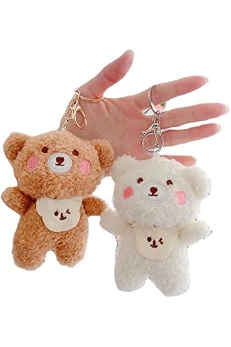 cute plush keyring