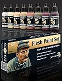 スケール75 SSE-003 フレッシュペイントセット-FLESH Paint Set(水性アクリル)（8本入）