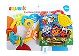 Playgro Baby Squeek Fun Time Farm Rattle Pack by Playgro