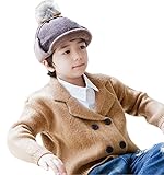 (ビグッド)Bigood キッズ 赤ちゃん ベビー 柔らかい 帽子 キャップ 女の子 男の子 耳付き 子供用 キャップ カジュアル お出かけ 防寒（コーヒーL）