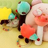 赤ちゃん用ぬいぐるみソフトおもちゃ赤ちゃんガラガラ音がするベビーギフト手Grasp Rattle、A