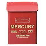MERCURY マーキュリー Porch Mail Box ポーチ メールボックス 郵便ポスト ブリキ製 RED レッド