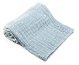 ストッケ ブランケット オーガニックモスリン ブルーシー