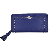 (コーチ) COACHラウンドファスナー長財布 F52769 レディース財布 フリンジデザイン [アウトレット品] [並行輸入品] (ネイビー)