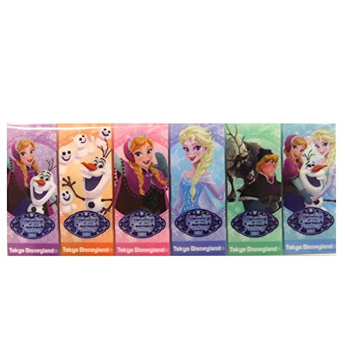 アナと雪の女王 アナとエルサの フローズンファンタジー 16 消しゴム カドケシ 6種セット ディズニーランド限定 文具百貨