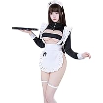 Amazon.co.jp: [SENMHS] メイド メイド服 セット コスプレ