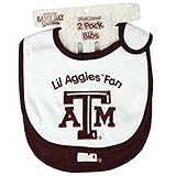 Officially Licensed NCAA Texas A And M Aggies College Colors Infant/Baby Bib 2 Piece Set by NCAA [並行