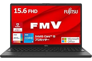 【公式】 富士通 ノートパソコン FMV Lite WA1/H1 (MS Office 2021/Win 11/15.6型/Intel Core i5/8GB/SSD 512GB/スーパーマルチドライブ) AHシリーズ FMVWH1A151_AZ