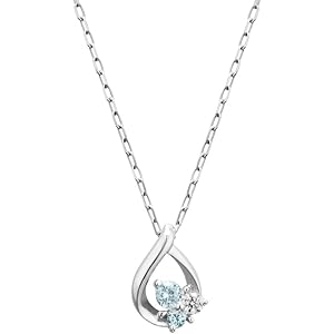 4℃(ヨンドシー) K10ホワイトゴールド(WG)ネックレス 111546123212