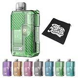【Ⅲ】Aspire GOTEK X Ⅲ POD Kit｜アスパイア ゴテック エックス 3｜出力調整機能 遂に搭載！｜FlavorKitchenオリジナルミニポーチ付属｜VAPE ベイプ 電子タバコ スターターキット 1200mAh｜ メッシュコイル (Green)