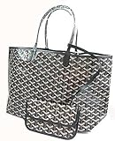 ゴヤール GOYARD サンルイ SAINTLOUIS PM トートバッグ 黒 ブラック 新品 [並行輸入品]
