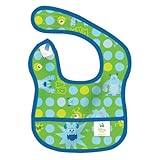 Bumkins Disney Baby Waterproof Starter Bib, Monsters Green, 6-9 Months by Bumkins [並行輸入品]