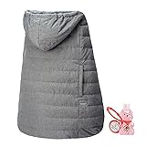 【おまけ除菌ジェル付き】 ベビーホッパー(BabyHopper)　ウインター・マルチプルダウンカバー (グレー) CKBH04012