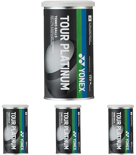 Amazon | ヨネックス(YONEX) テニスボール TOUR(ツアー) 4球入 1缶 TB