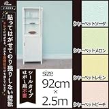 菊池襖紙工場 貼ってはがせてのり残りしない壁紙 シャーベットカラー 92cm×2.5m 模様替えに貼ってはがせてのり残りしない壁紙 シャーベットソーダ・JK-0256（ 画像はイメージ画像です お届け