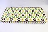 Mod Dots/Stripes Green/yellow/choco Dots changing pad cover by Bacati [並行輸入品]
