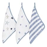 aden + anais (エイデンアンドアネイ) ウォッシュクロスセット 3枚セット washcloth 3 pack (ロックスター3050)