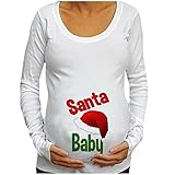 Nicellyer 女性の花のクリスマス・ティーの出産のファインコットン・トップ・ブラウス Red XS