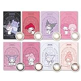 ノックノック×マイメロディ・クロミ マンスリー 2枚入 [マイメロディ おんぷ -6.00] Knock Knock 1month 14.2mm